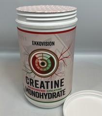 Ekkovision Creatine Monohydrate Powder, Micronized, Cherry Limeade, 100 Servings