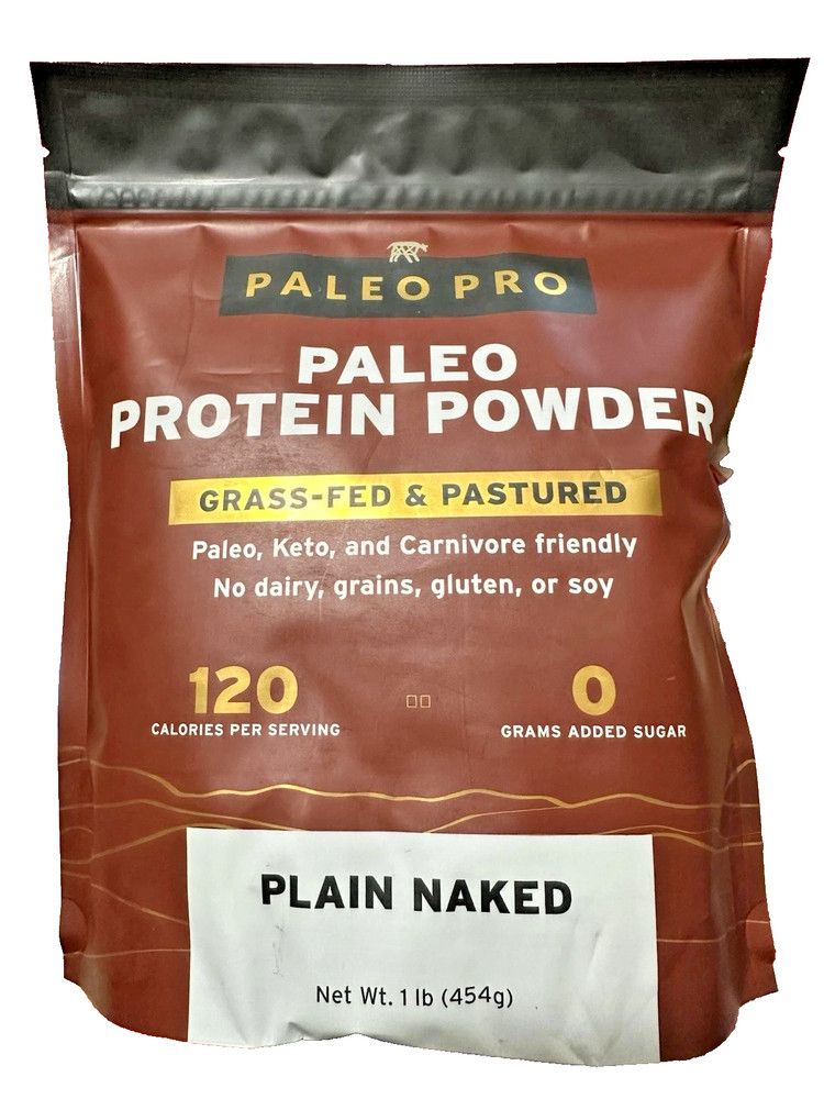 PaleoPro Protein Powder, Plain Naked, Gluten, Dairy, Whey, and Soy Free