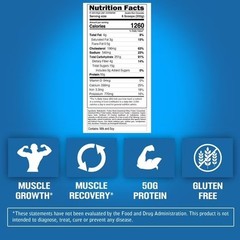 Evlution Nutrition Stacked Protein Gainer -50g Protein Per Serving- 6lb – NEW!!!