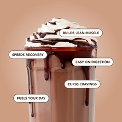 Clean Simple Eats Grass Fed Whey Protein Powder Chocolate Brownie Batter 19 oz