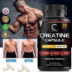 Creatine Monohydrate Capsules 3500mg,Muscle Explosion,Endurance/Energy,Fitness