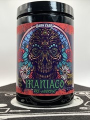 DARK LABS MANIACO High Stim Pre Workout Tropical Mango.