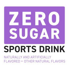 Electrolyte Enhanced Zero Sugar Grape Sports Drink, 20 Ounce
