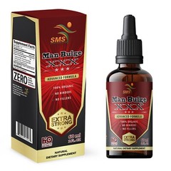 Man Bulge Mens Natural Tincture Herbal Drops 3 Pack 6 Fl Oz