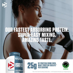 Dymatize ISO100 Hydrolyzed 25g 100% Whey Protein Powder, Fruity Pebbles