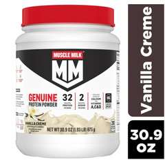 Muscle Milk Genuine Vanilla Protein Powder 32g Protein 1.9LB