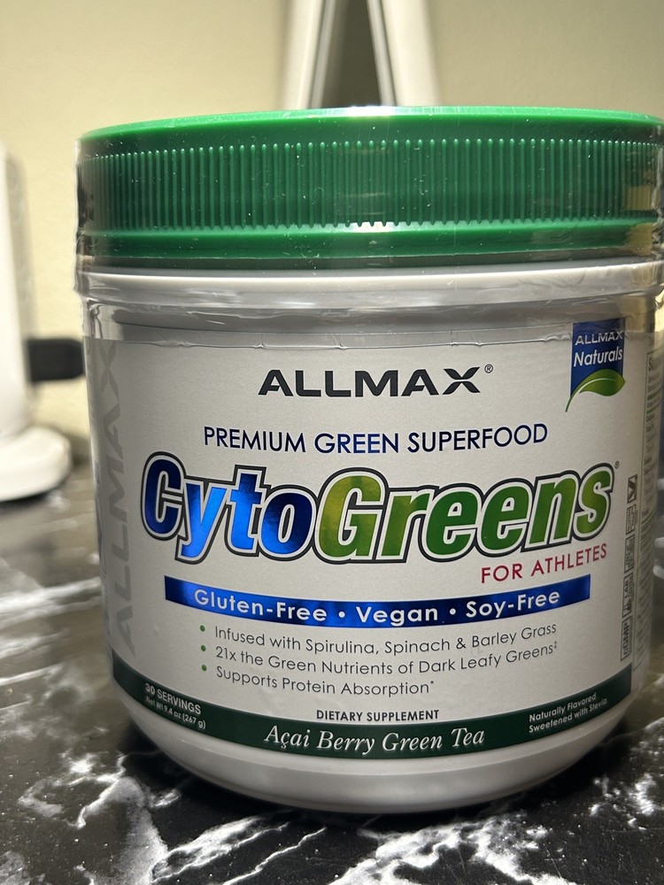 ALLMAX Nutrition – Cytogreens Super Greens Powder, Infused with Spirulina, Spina
