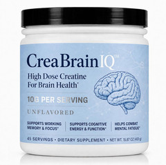 Creabrainiq High Dose Creatine Powder for Brain Health – 10G per Serving – Suppo