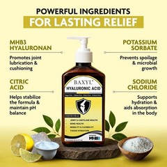 Baxyl ® Joint Relief Hyaluronic Acid Supplement Formerly Runovia MULTI Pack FREE