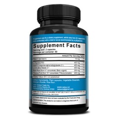 Nitric Oxide Booster w/ L-Arginine 1610mg Highest Potency Muscle Pump Supplement