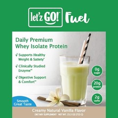 Gut-Friendly Whey Isolate Protein Powder Supplement Digestive Enzymes Vanilla