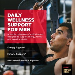 GNC Mega Men Sport Multivitamin for | Performance, 90 Count (Pack of 1)