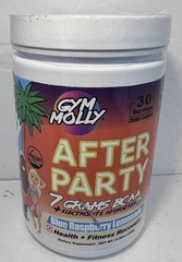 Gym molly After Party Blue Raspberry Lemonade Exp05/26-7grams Bcaa + Electrolyte