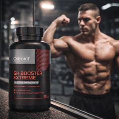 GH BOOSTER XTREME – powerful active ingredients to build dry muscle mass + TESTO