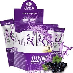 Vitalyte Electrolyte Stick Pack 25 Count Box – Grape SHIPS FAST!