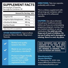 L-Arginine Capsules with L-Citrulline – Nitric Oxide Supplement – L Arginine