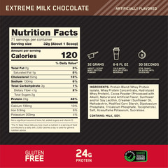 Optimum Nutrition Gold Standard 100% Whey Protein Powder, 24g Protein 5 LB