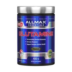 ALLMAX L Glutamine Powder 400g, Fermented 14.1 Ounce (Pack of 1), No Color