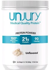 Hospital Approved – Unjury Unflavored Protein Powder, 21g 100% Whey Isolate