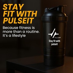 PulseITHydraFlow Protein Shaker 500ml � BPA-Free