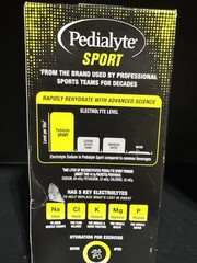 Pedialyte Sport Electrolyte Powder Lemon Lime 6 packets Per Box