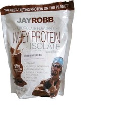 Jay Robb Whey Protein Isolate Chocolate Flavored Exp: 04/2026 Nothing Artificial