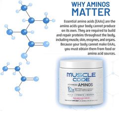 NAUTILUS Muscle Code Essential Amino Acid Powder Muscle Synthesis & Repair & Str