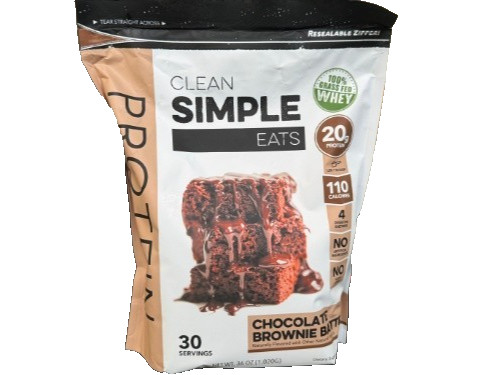 Chocolate Brownie Batter, Whey Protein Powder, Naturally Sweetened, EXP 7/20/27