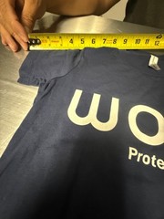 WOLO WanderBar Women’s Protein T-Shirt – Size Small, Navy Blue