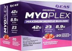 EAS Original Myoplex High Protein Meal Replacement 20 Individual Packs 6 Flavors