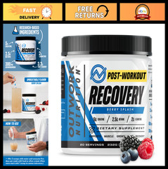 Post Workout Recovery Powder – Creatine Monohydrate, Ashwagandha & Tart Cherry –