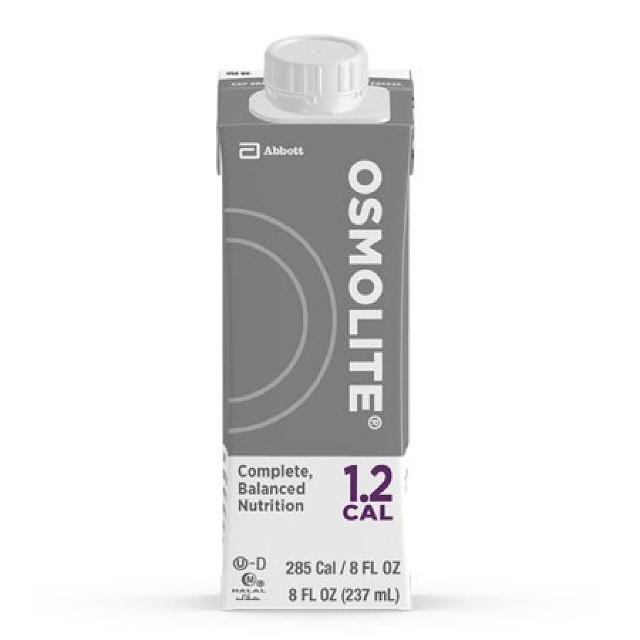 Case of 24 Abbott Osmolite 1.5 cal High-Calorie Nutrition, 8 fl oz. Exp 1/2027