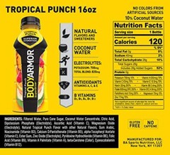 Sports Drink Sports Beverage, Tropical Punch, Coconut Water Hydration, Natura…