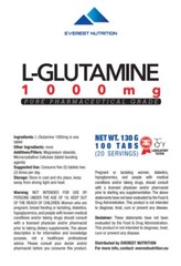 L-GLUTAMINE 1000mg TABS REGENERATION ANTICATABOLIC LEAN MUSCLE NEUROTRANSMITTER