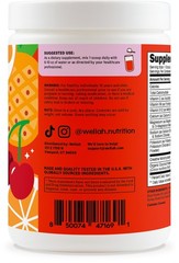 Wellah Creatine + Hydration Powder (Fruit Punch) 30 Servings – Drink Mix