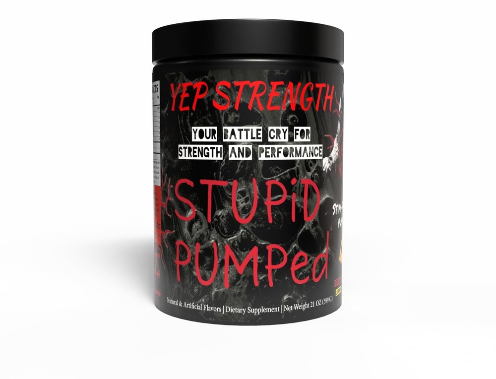 Yep Stupid Pumped – Stimulant-Free Pump with L-Citrulline DL-Malate, Glycerol