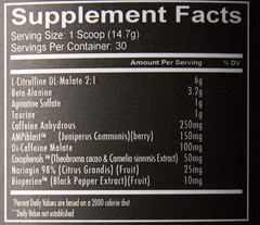 Pre Workout Powder Strawberry Mango 30 Servings Energy Focus Pump