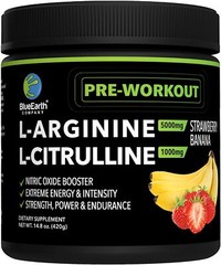 Pre Workout Powder – L-Arginine – L-Citrulline – Nitric Oxide Booster Creatine