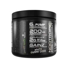 Bucked Up WOKE AF PreWorkout White Gummy Deer Energy Pump Focus 20 Ser Exp 11/26