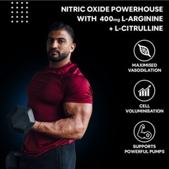 Nitric Oxide Booster w/ L-Arginine 1610mg Highest Potency Muscle Pump Supplement