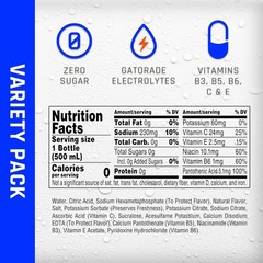 Propel Electrolyte Enhanced Water – 3 Flavor Variety Pack – 12 Bottles
