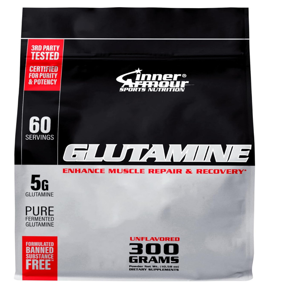 Inner Armour Pure Glutamine Powder – Post Workout Recovery – Muscle Growth – …