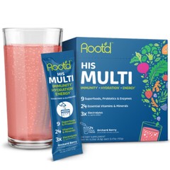 Rootd – Powder MULTIvitamin for Men with Electrolytes – 24 Vitamins & Minerals