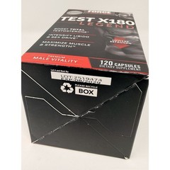 Force Factor Test X180 Legend ~ Test Booster Muscle Builder ~ 120 caps Exp 08/29