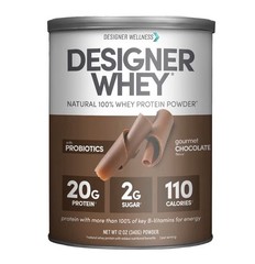 3x Designer Whey, Natural 100% Whey Protein Powder, Gourmet Chocolate BB: 09/26+