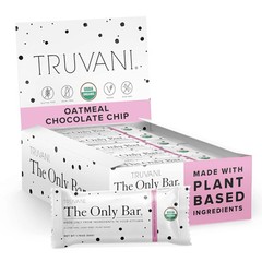 Truvani – Organic Oatmeal Chocolate Chip Bar, 1.76 oz (12 Pack) – Gluten Free