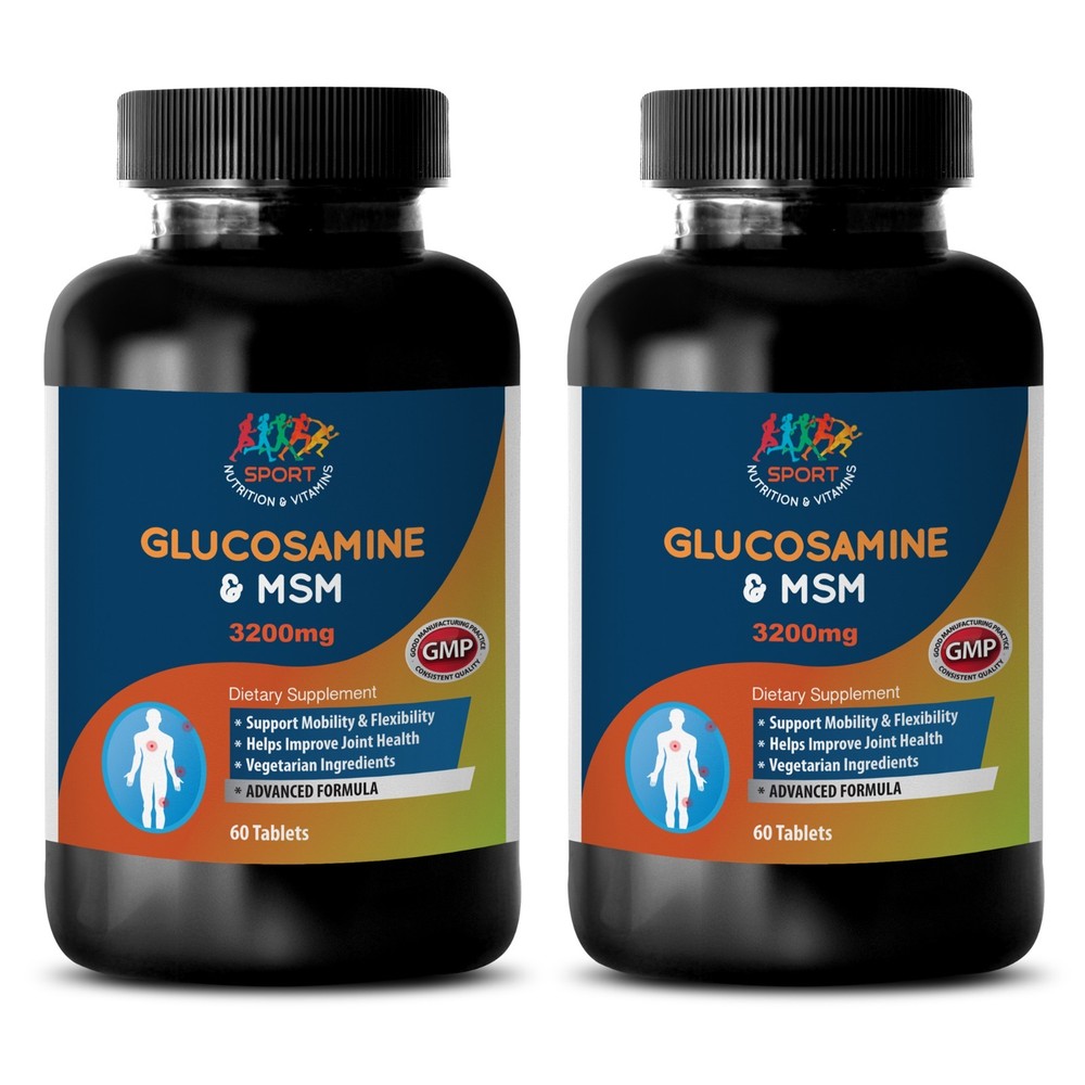 muscle recovery supplement – GLUCOSAMINE & MSM 3200mg – collagen supplement 2B