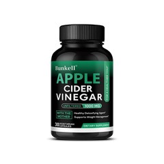 Apple Cider Vinegar Capsules 1000mg Supports Digestive Health 30-120 Pills Vegan