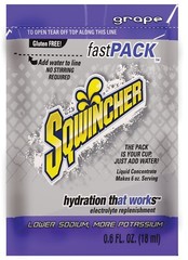 Sqwincher Fast Pack Electrolyte Liquid Sport Hydration Drink GRAPE 50 BOX
