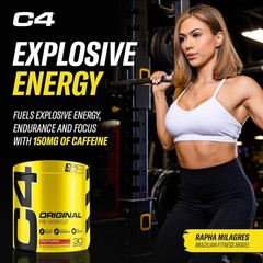 Cellucor Original Pre Workout Powder Fruit Punch | Vitamin C for Immune Support